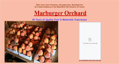 Desktop Screenshot of marburgerorchard.com